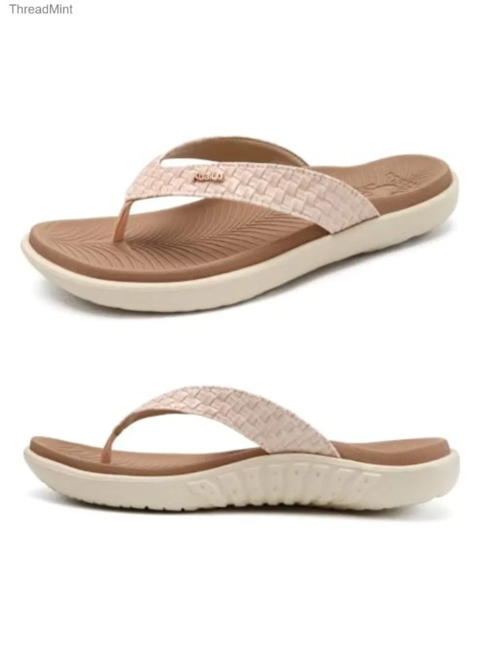 Womens Flip Flops Arch Support Yoga Mat Cushioned Thong Sandals